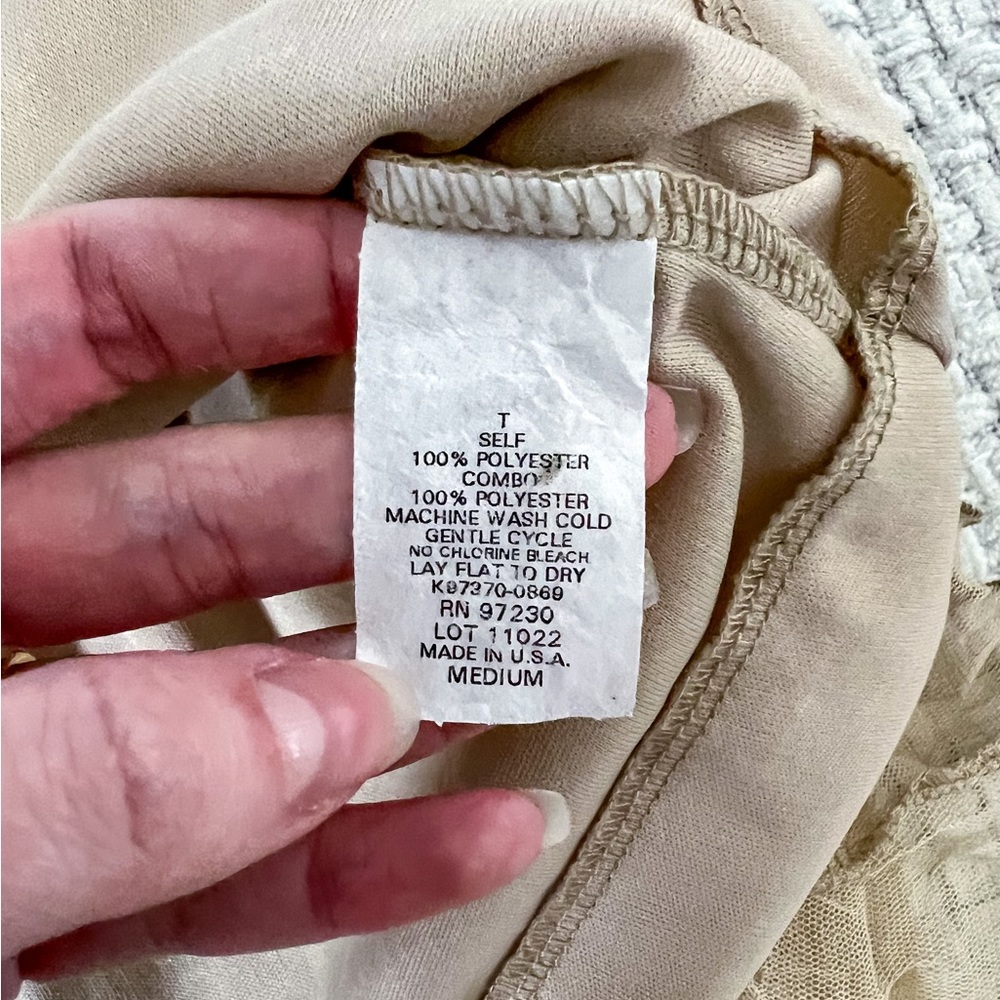 SOLD Vintage 90’s Babydoll Tank Top - Picture 9 of 10